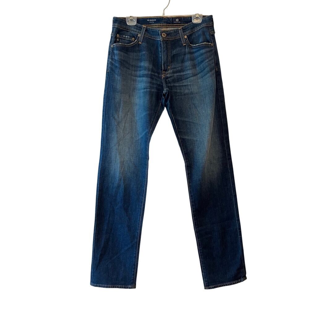 AG Adriano Goldschmied The Graduate Dark Wash Jeans Size 32x34